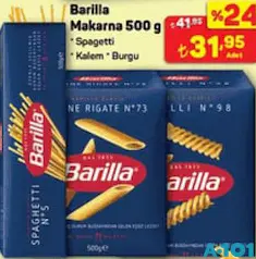 BARİLLA MAKARNA ÇEŞİTLERİ 500 G BARİLLA MAKARNA ÇEŞİTLERİ 500 G